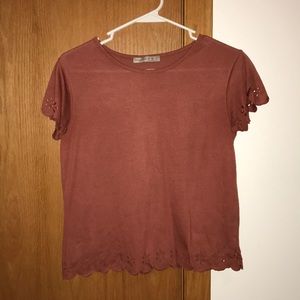 Primark scallop top